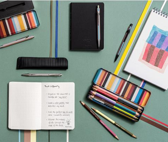 Caran d'Ache - boîte de 12 crayons bicolores aquarellables Paul Smith