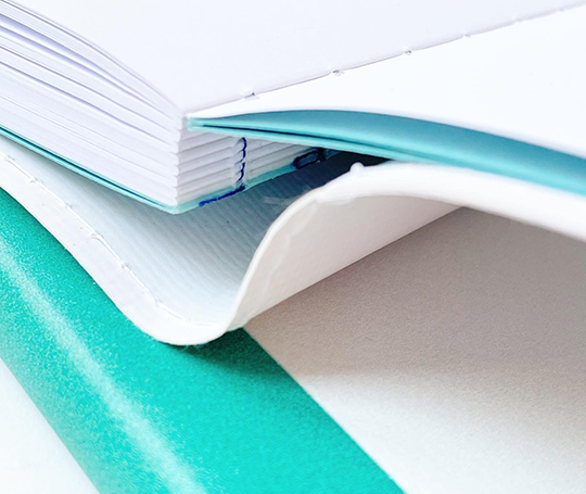 Redopapers - Carnet en chutes de papier et bâche upcyclée