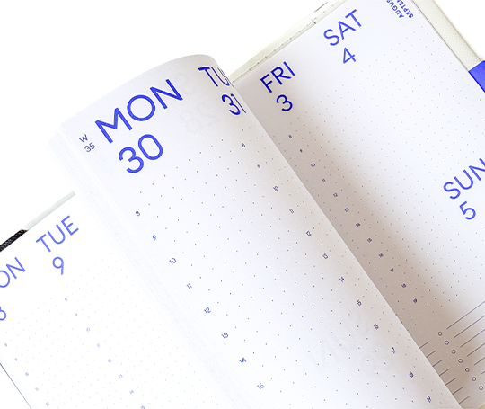 Redopapers - Agenda académique 26/27 upcyclé