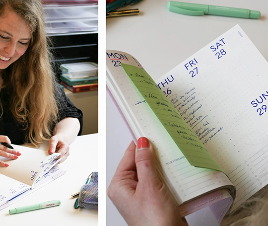 Redopapers - Agenda académique 26/27 upcyclé