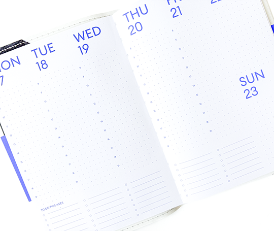 Redopapers - Agenda académique 26/27 upcyclé