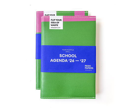 Redopapers - Agenda académique 26/27 upcyclé