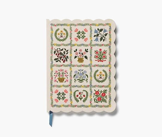 Rifle Paper Co - Journal festonné à couverture souple