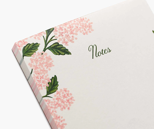 Rifle Paper co - Bloc-notes Hortensia