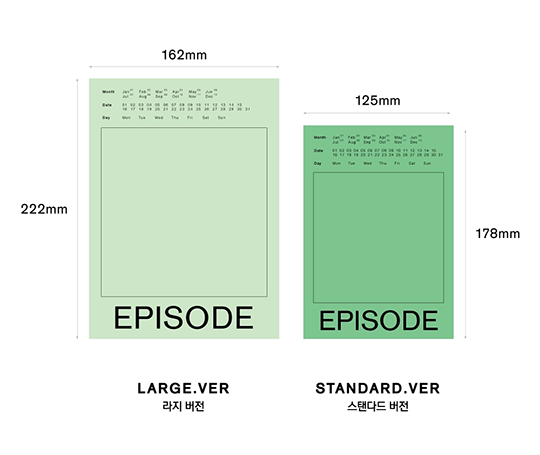 Carnet Episode - Pastel Mint