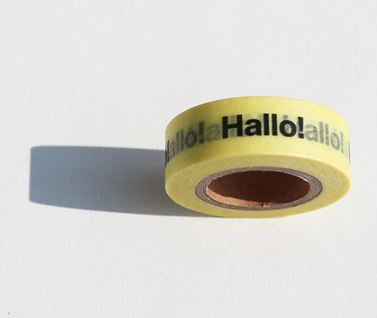Washi tape - Hallo!