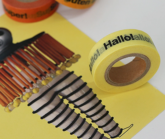 Washi tape - Hallo!