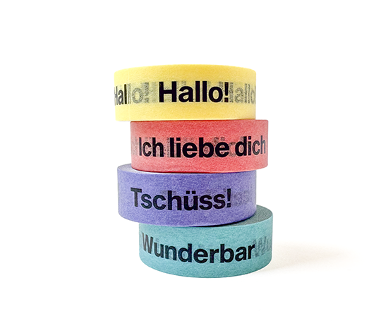 Washi tape - Hallo!