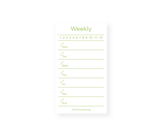 Bloc-notes Weekly