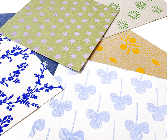 Petits papiers sérigraphiés Paper Kkuleomi