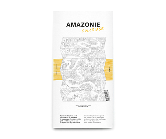 Affiche à colorier - Amazonie