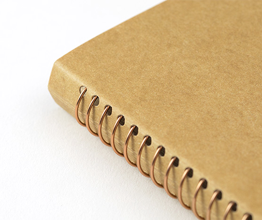 Traveler's Company carnet à spirales A6 - Kraft