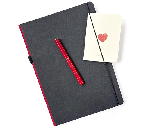 Carnet Contemporary A4 - Black