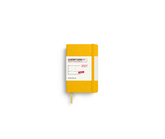 Leuchtturm - agenda 2027 A7 - rigide en blocs - Sunflower