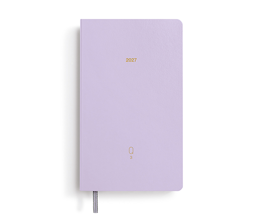 Leuchtturm - Quarterly agenda 2027 A6 - 1 jour/page Shades of Rose