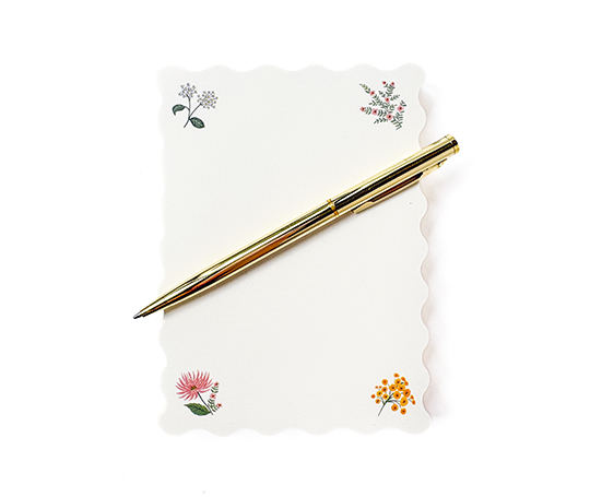 Rifle Paper Co. - Ensemble de 130 feuillets et stylo-bille Dahlia