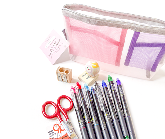 Midori - Trousse à soufflet en mesh