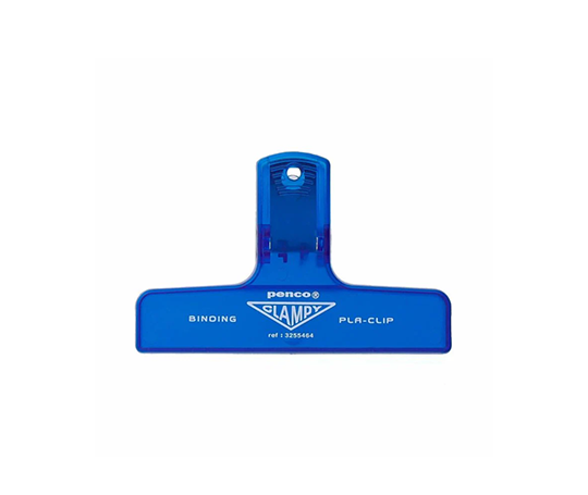 Penco - pince en plastique Clampy Pla-clip - bleu transparent