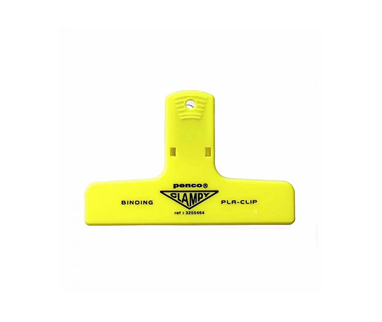 Penco - pince en plastique Clampy Pla-clip - jaune fluo