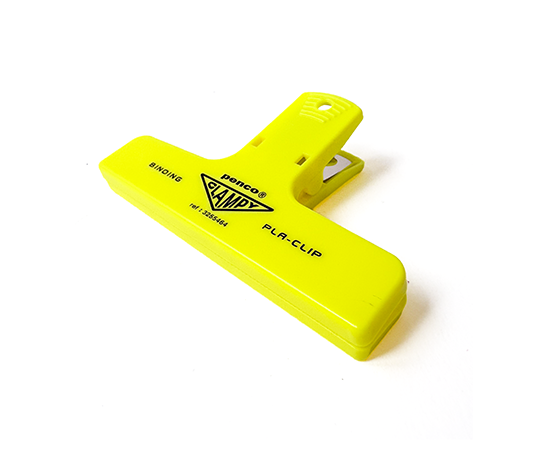Penco - pince en plastique Clampy Pla-clip - jaune fluo