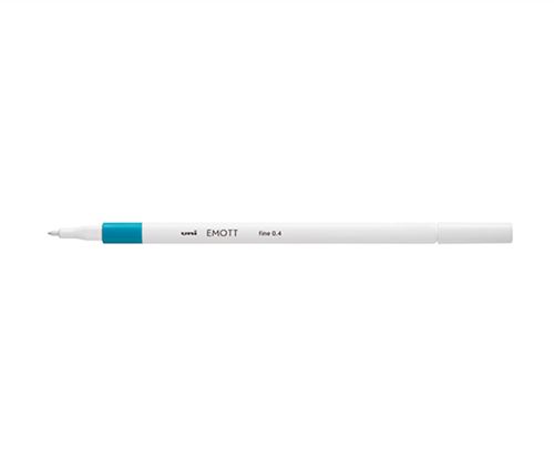 Uni-ball Emott feutre fin - 71 Bleu Turquoise