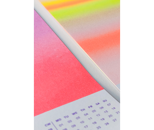 Calendrier 2027 imprimé en riso