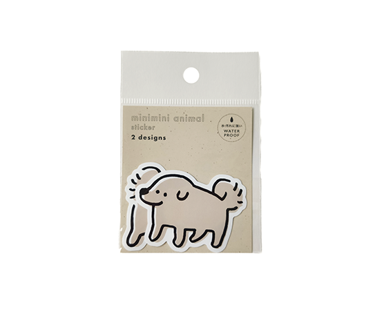 2 autocollants Minimini- Chiens