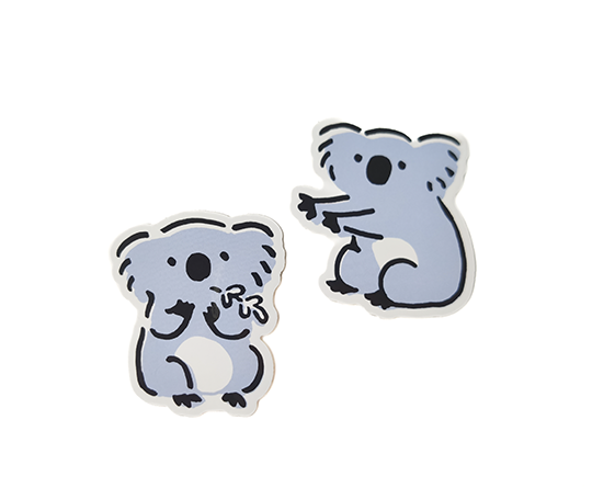 2 autocollants Minimini - Koalas