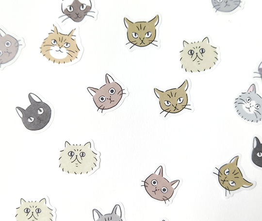 Autocollants Deco Flake - Chats