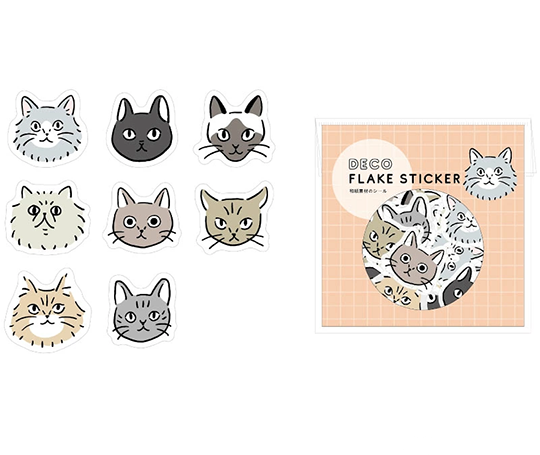 Autocollants Deco Flake - Chats
