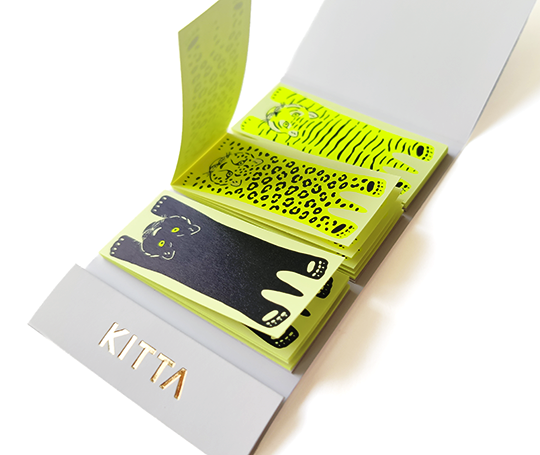 Kitta - Pochette de washi prédécoupé - Félins