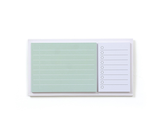 Assortiment de notes adhésives - To do (vert)