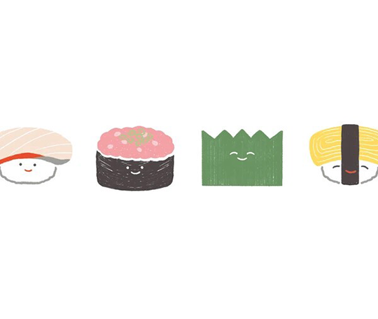 Masking tape - Sushi