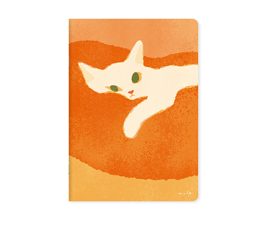 Carnet souple - Chat couché