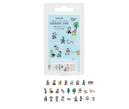 Autocollants washi individuels sur rouleau