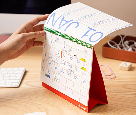 Mishmash - calendrier de bureau 2027