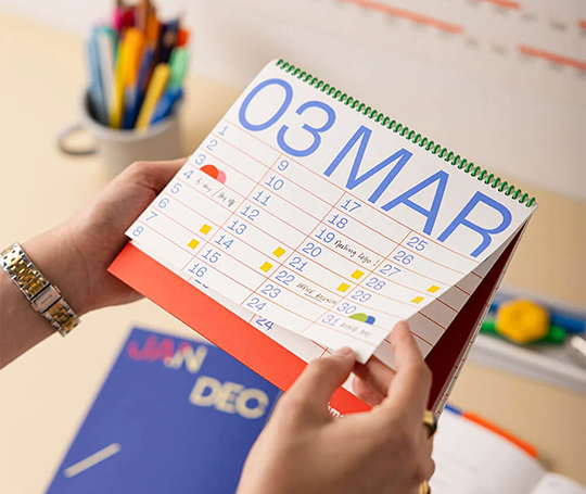 Mishmash - calendrier de bureau 2027