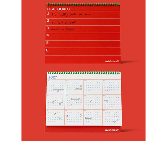 Mishmash - calendrier de bureau 2027