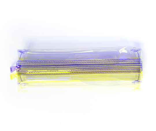 Midori - Trousse Book band transparente avec élastique