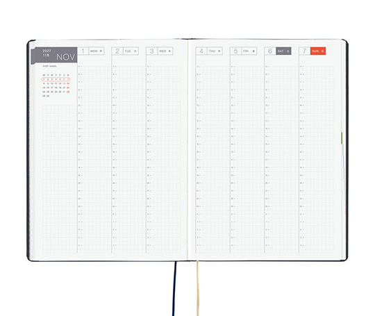 Hobonichi Techo Hon A5 Agenda 2027 - Slash