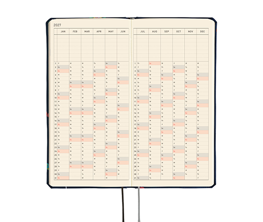 Hobonichi Techo Weeks Mega Agenda 2027 - Candy Dream