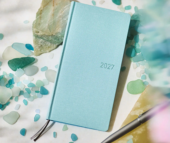 Hobonichi Techo Weeks Mega Agenda 2027 - Sea Glass