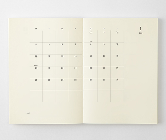 MD Product - Agenda en blocs 2027 A5