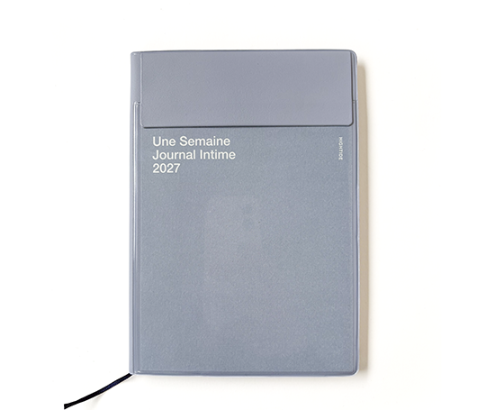 Hightide Agenda 2027 blocs - Iris/Journal intime - Gris clair (type Y)