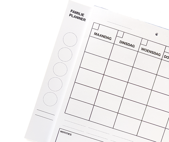 Redopapers - Planner hebdomadaire familial