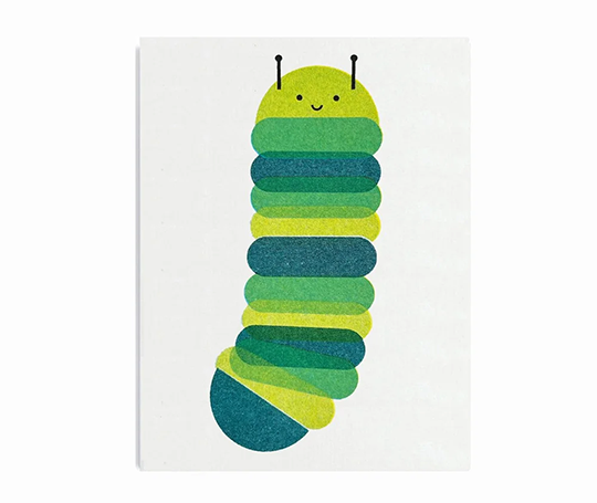 Mini carte - Chenille