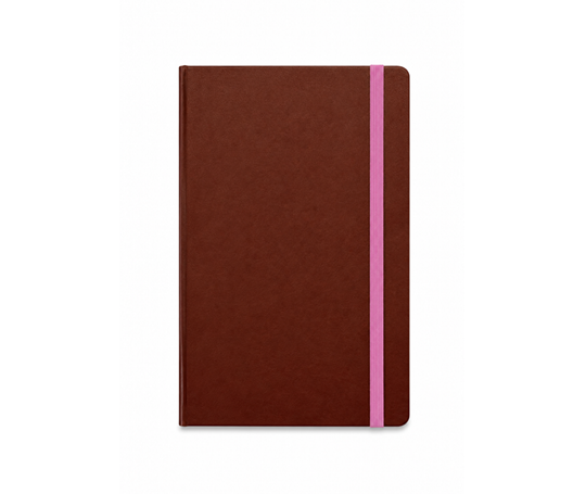Notem - carnet FLOW à couverture en simili cuir - Brown