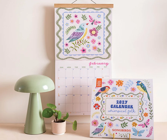 Calendrier 2027 - Whimsical Folk