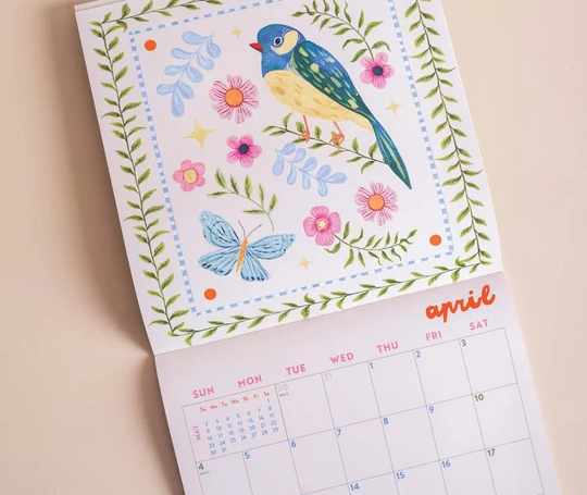 Calendrier 2027 - Whimsical Folk
