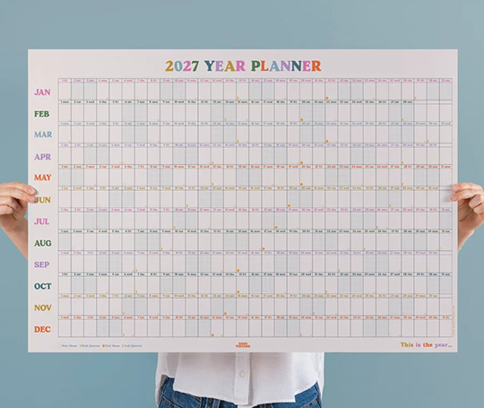Calendrier 2027 - Affiche A1 paysage